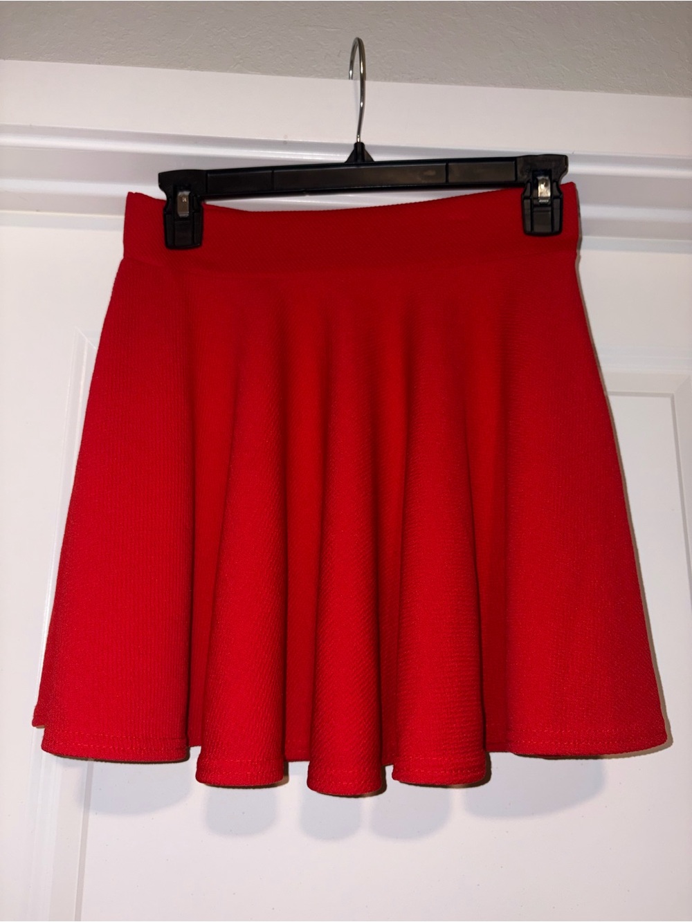 Flared Red Skater Skirt - Women’s Circle Skirt